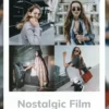 Nostalgic Film Lightroom Presets - A collection of 8 presets that give digital photos a vintage, retro feel reminiscent of classic film stocks.